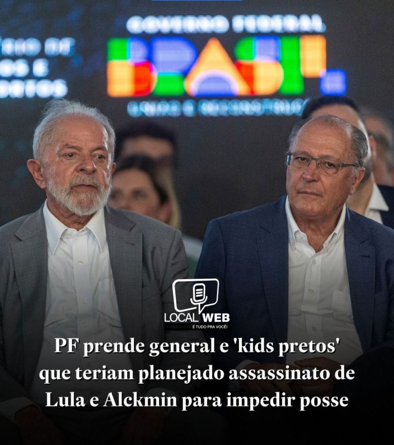 PF prende policial e quatro 'kids pretos' em ação sobre tentativa de golpe e plano para matar Lula, Alckmin e Moraes em 2022