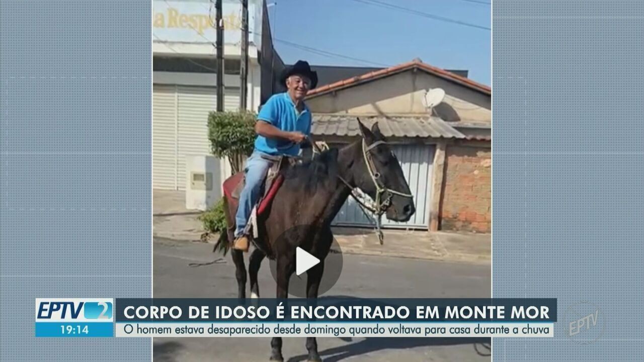 Câmera de segurança registra últimos momentos antes de idoso ser arrastado por enxurrada em Monte Mor