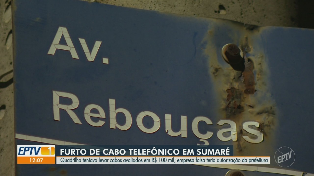 Empresa de telefonia estima que 1000 moradores ficaram sem telefone após furto de cabos em Sumaré; prefeitura abre sindicância