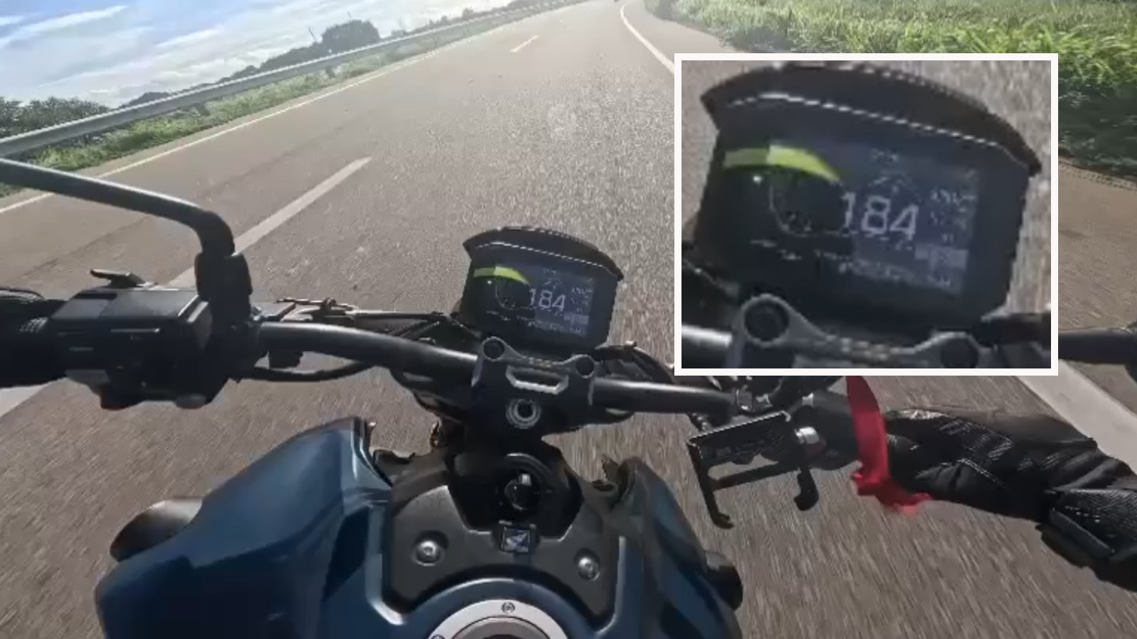 Motociclista a 184 km/h grava acidente em que morre em estrada no Ceará