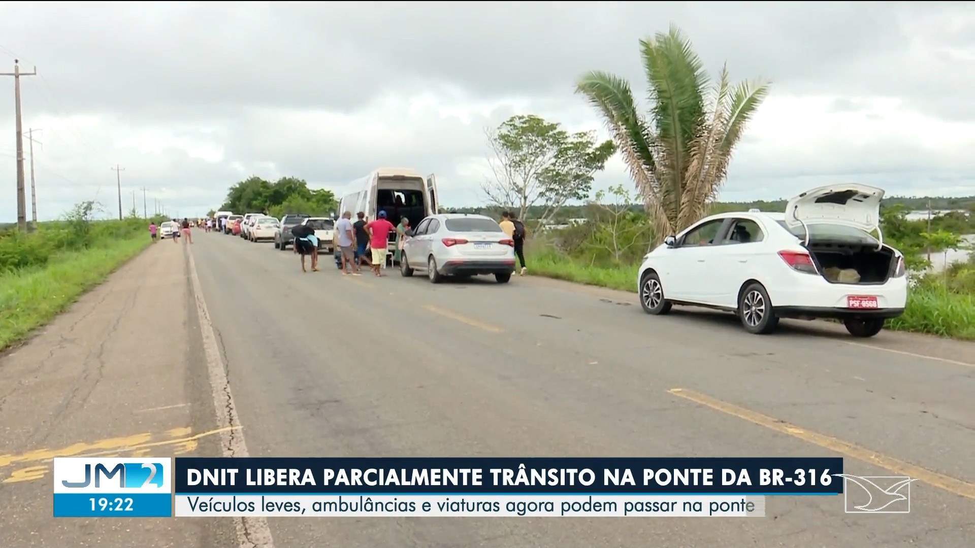 Ponte sobre o rio Pindaré, no MA, é liberada parcialmente para passagem de veículos leves